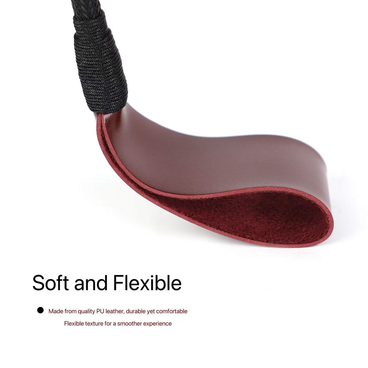 Leather Riding Crop with Wrist Strap – Available in 4 Sizes