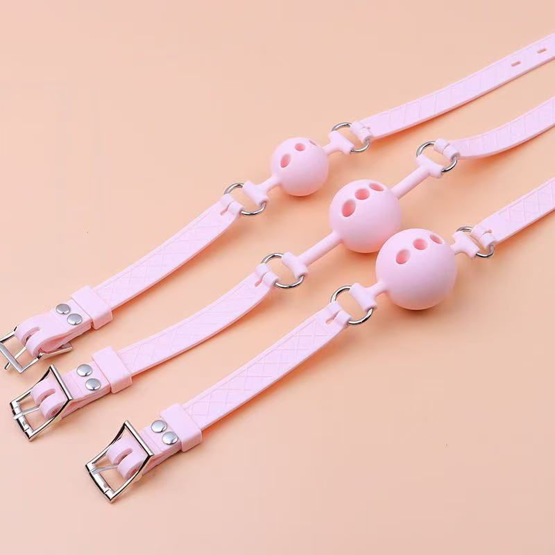 Silicone Ball Gag – Adjustable Breathable Design