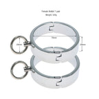 Zinc Alloy Handcuffs & Ankle Cuffs with Chain