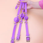 Silicone Ball Gag – Adjustable Breathable Design