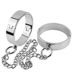 Zinc Alloy Handcuffs & Ankle Cuffs with Chain