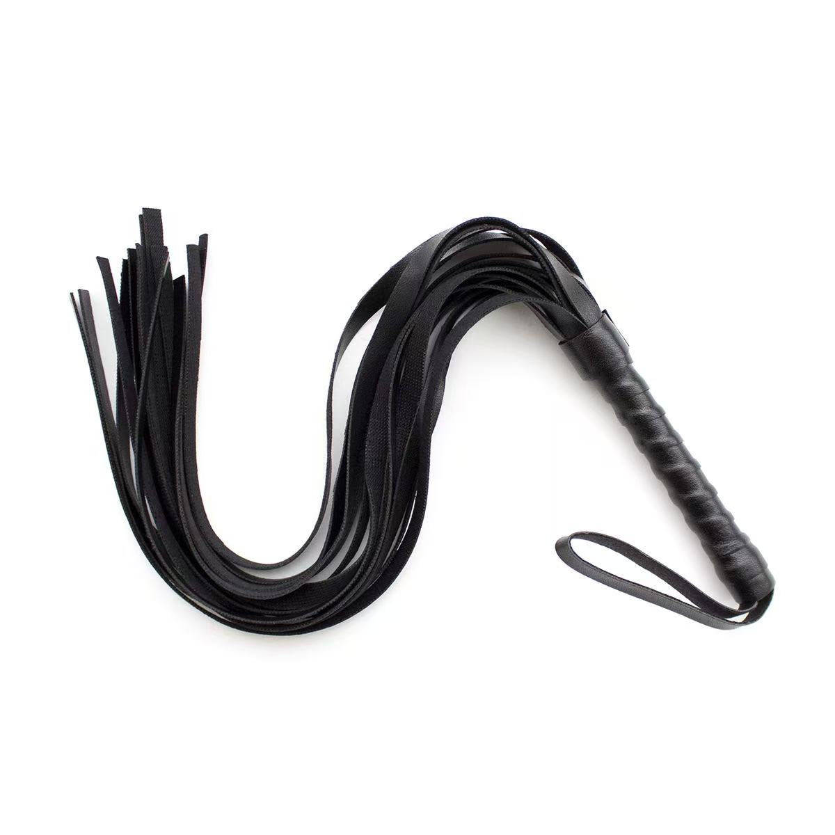 Faux Leather Flogger – Tassel Whip with Wrist Strap