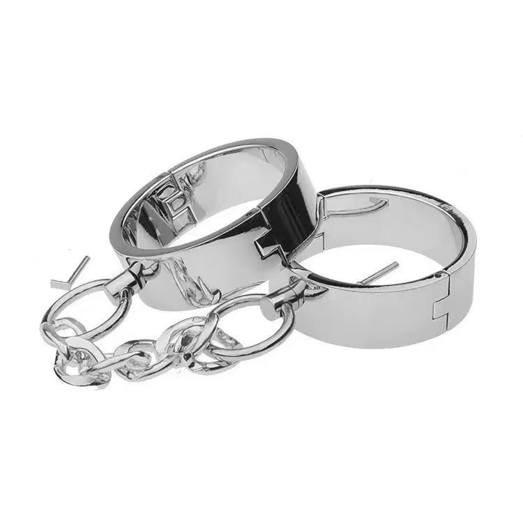 Zinc Alloy Handcuffs & Ankle Cuffs with Chain