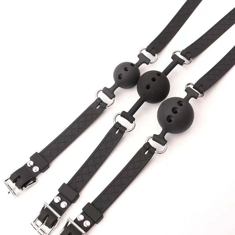 Silicone Ball Gag – Adjustable Breathable Design