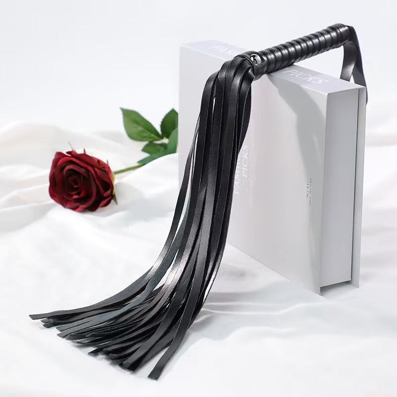 Faux Leather Flogger – Tassel Whip with Wrist Strap