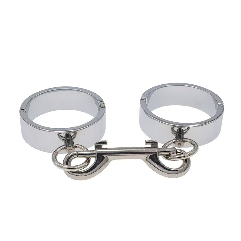 Zinc Alloy Handcuffs & Ankle Cuffs with Chain
