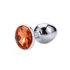 Metal Jewel Plug – 3 Sizes with Crystal Base