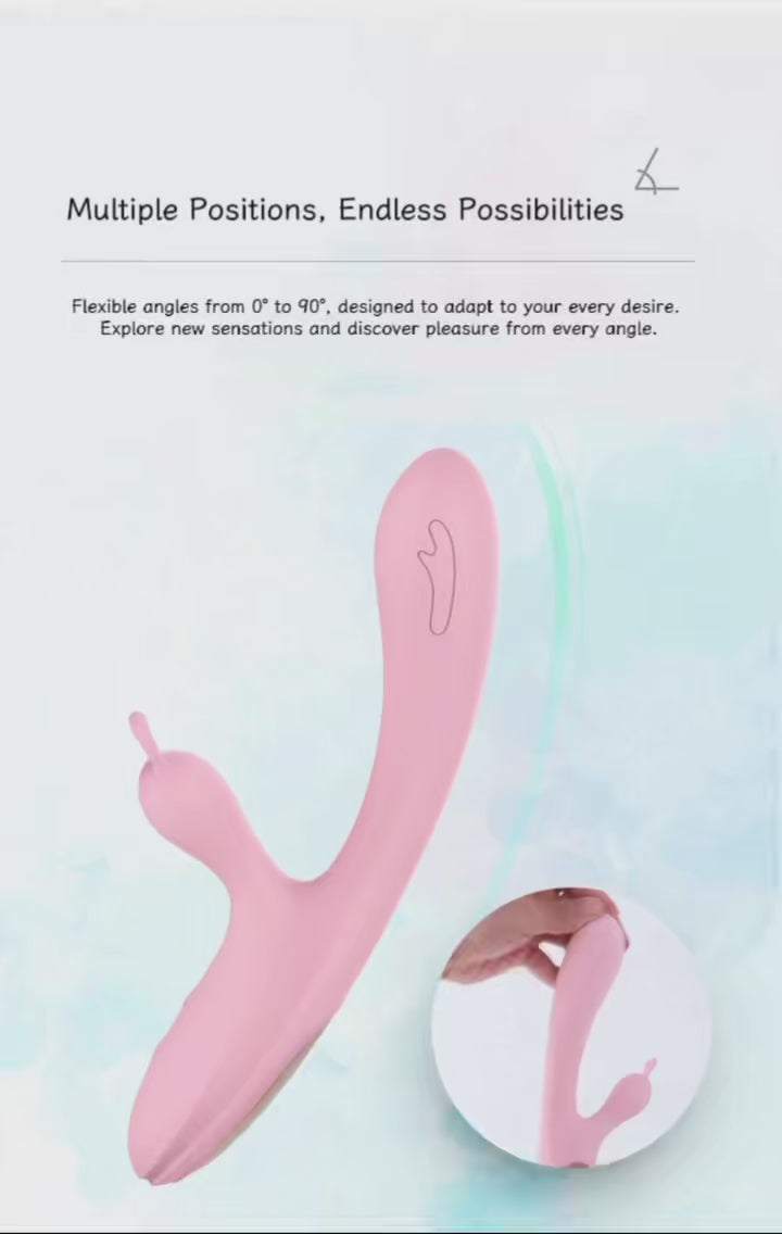 Dual Motor Vibrator for Intense Internal & External Stimulation