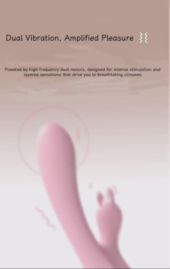 Dual Motor Vibrator for Intense Internal & External Stimulation