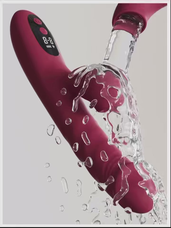 Heating Thrusting & Sucking Rabbit Vibrator